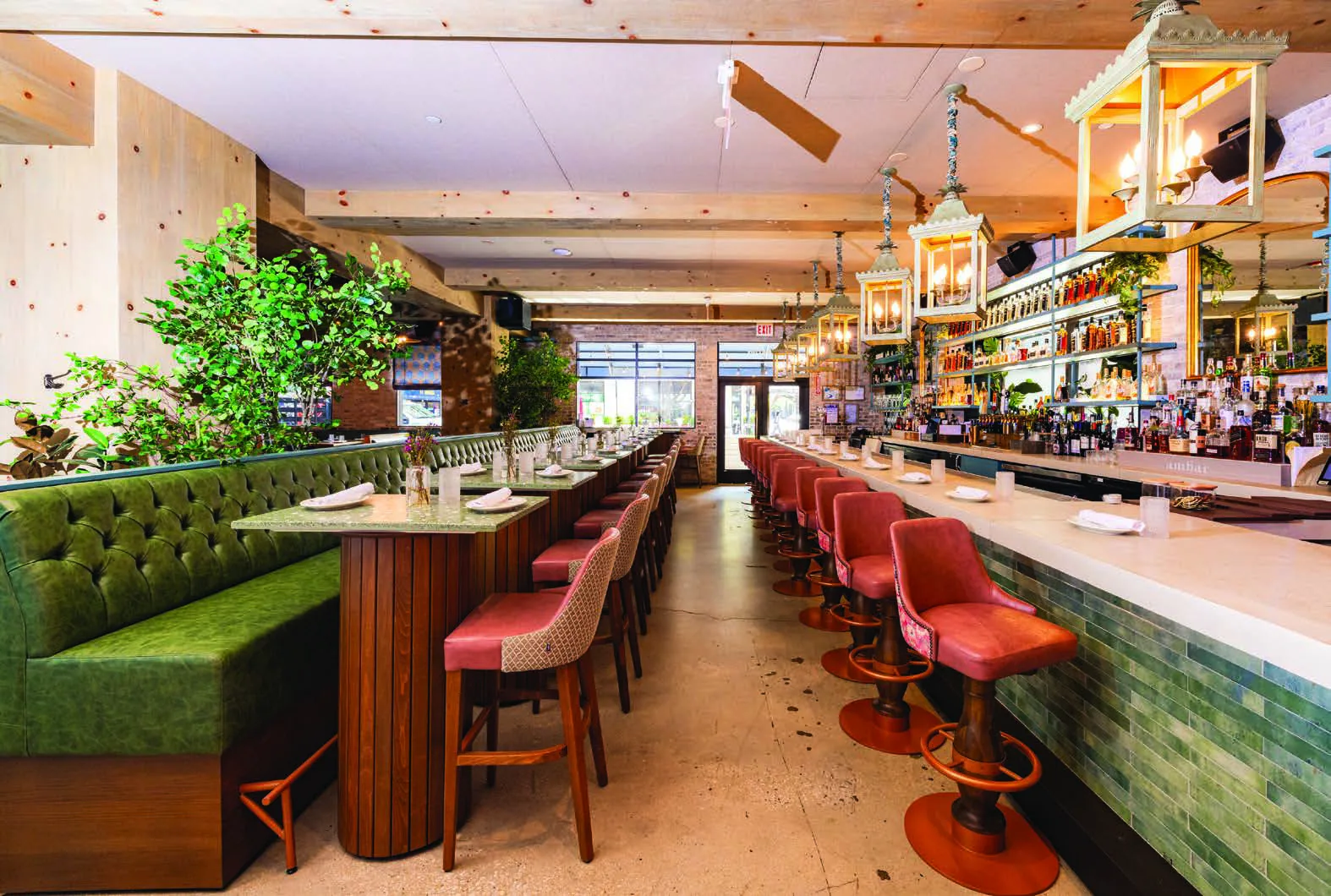 The bar at Ambar Chicago